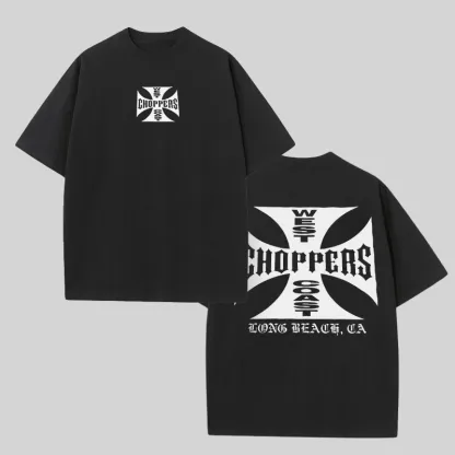 West Coast Choppers Printed Men's Oversized T-shirts