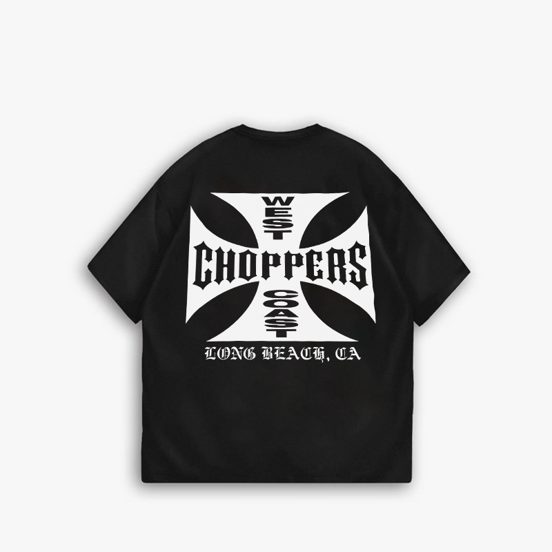 West Coast Choppers Printed Men's Oversized T-shirts