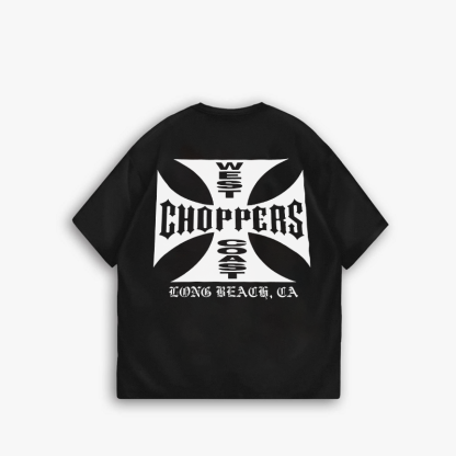West Coast Choppers Printed Men's Oversized T-shirts