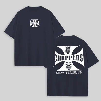 West Coast Choppers Printed Men's Oversized T-shirts
