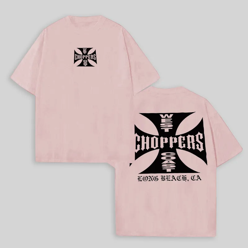 West Coast Choppers Printed Men's Oversized T-shirts