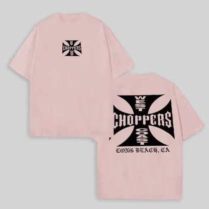 West Coast Choppers Printed Men's Oversized T-shirts