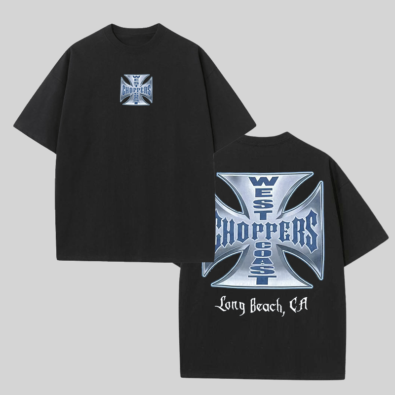 West Coast Choppers Printed Unisex  Oversized T-shirts