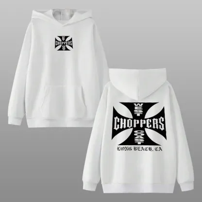 West Coast Choppers Printed Unisex Oversized Hoodie