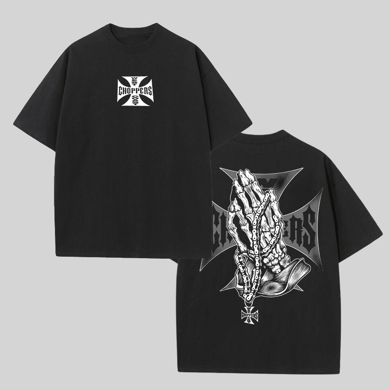 West Coast Choppers Printed Unisex  Oversized T-shirts