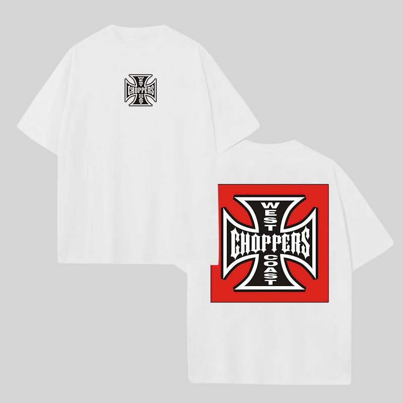 West Coast Choppers Printed Oversized Unisex T-shirts