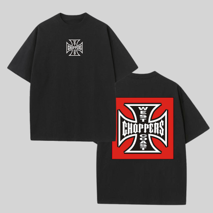 West Coast Choppers Printed Oversized Unisex T-shirts