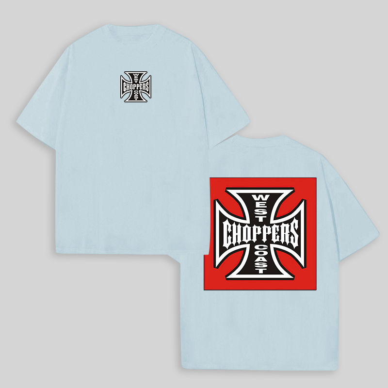 West Coast Choppers Printed Oversized Unisex T-shirts