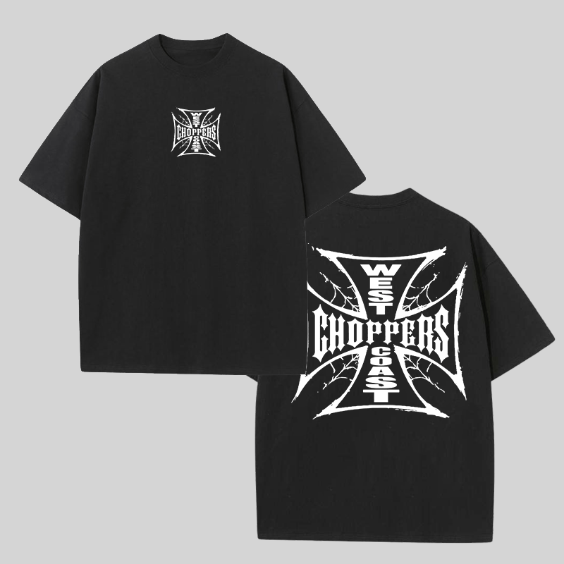 West Coast Choppers Printed Unisex Oversized T-shirts