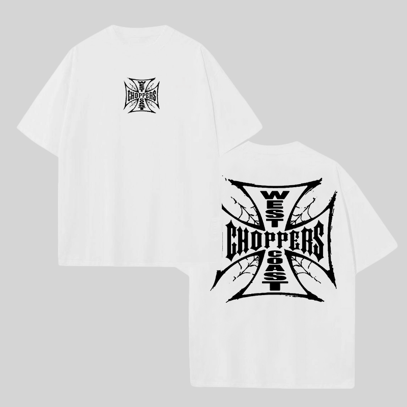 West Coast Choppers Printed Unisex Oversized T-shirts
