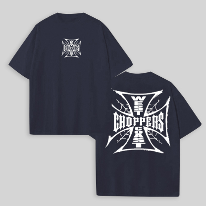 West Coast Choppers Printed Unisex Oversized T-shirts