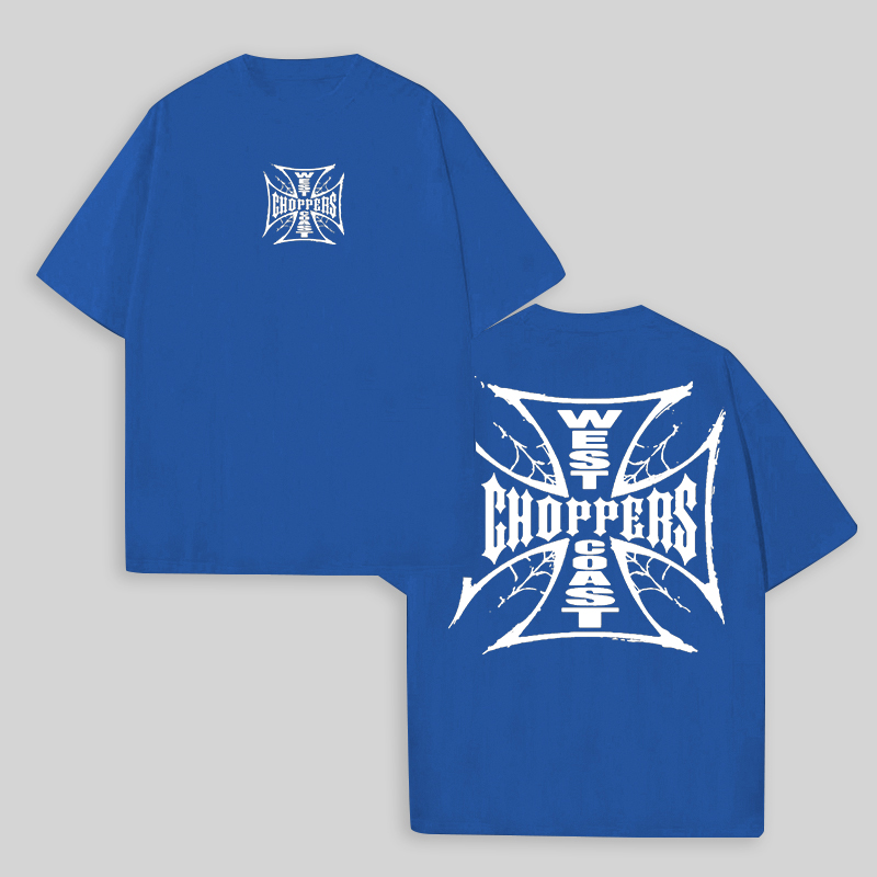 West Coast Choppers Printed Unisex Oversized T-shirts