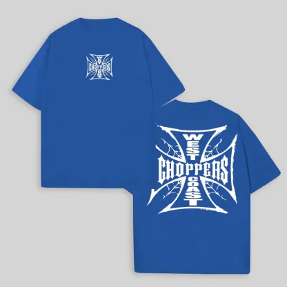 West Coast Choppers Printed Unisex Oversized T-shirts