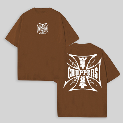 West Coast Choppers Printed Unisex Oversized T-shirts