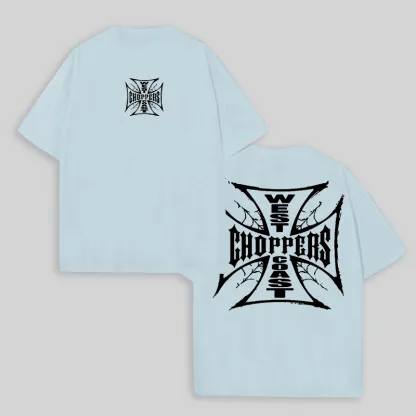 West Coast Choppers Printed Unisex Oversized T-shirts