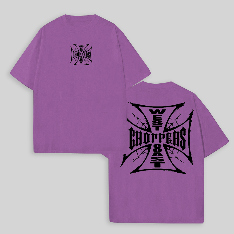 West Coast Choppers Printed Unisex Oversized T-shirts