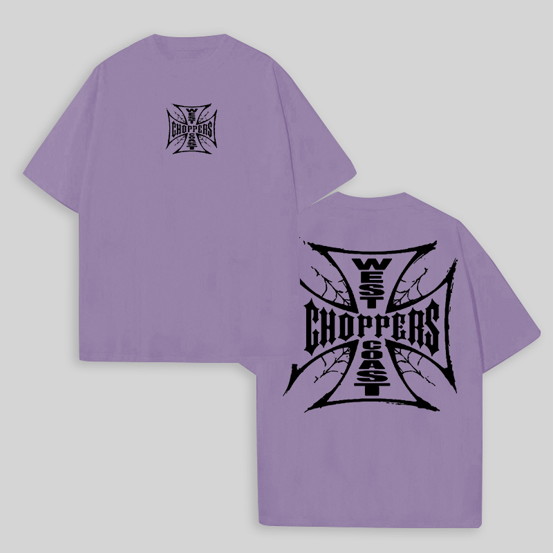 West Coast Choppers Printed Unisex Oversized T-shirts