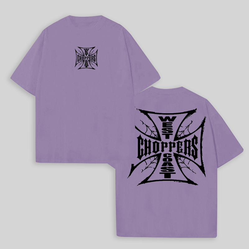 West Coast Choppers Printed Unisex Oversized T-shirts