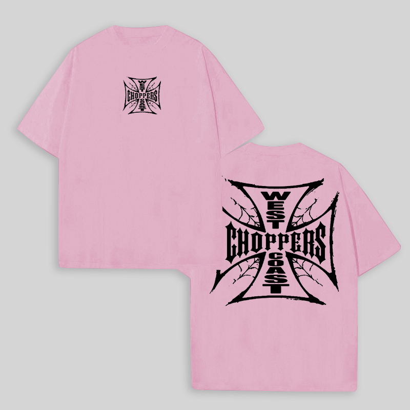 West Coast Choppers Printed Unisex Oversized T-shirts
