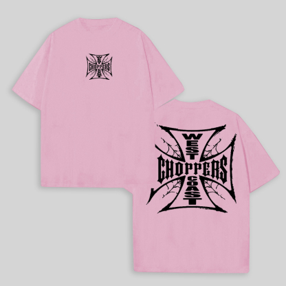 West Coast Choppers Printed Unisex Oversized T-shirts