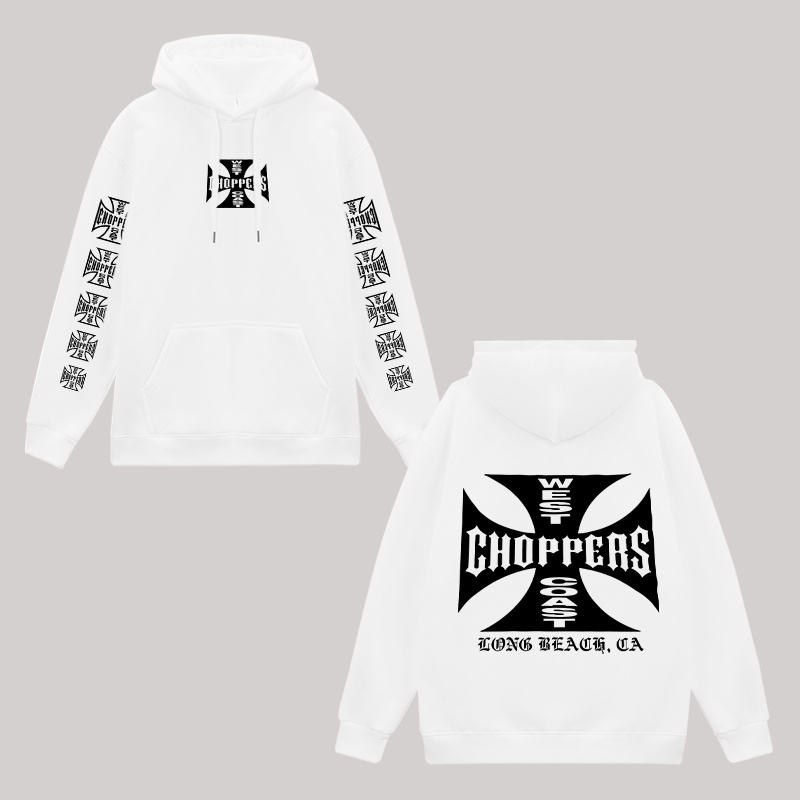 West Coast Choppers Printed Fleece-lined Unisex Hoodie