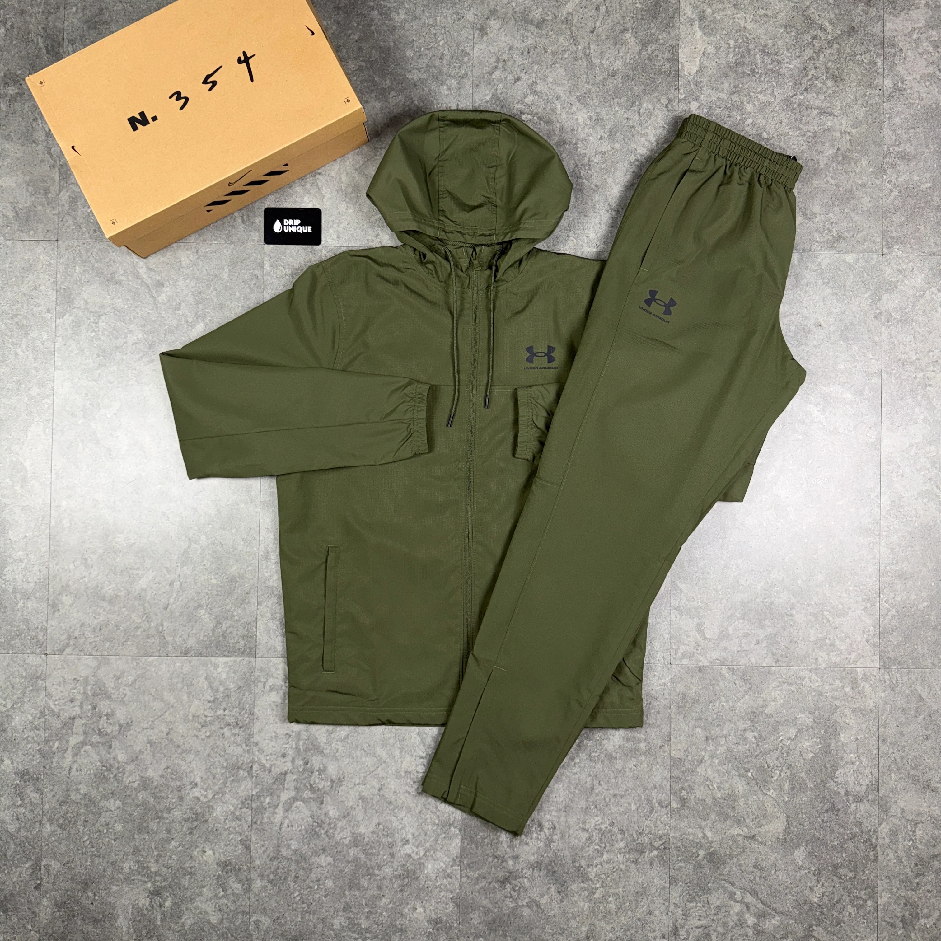 Under Armour Rival Tracksuit Khaki