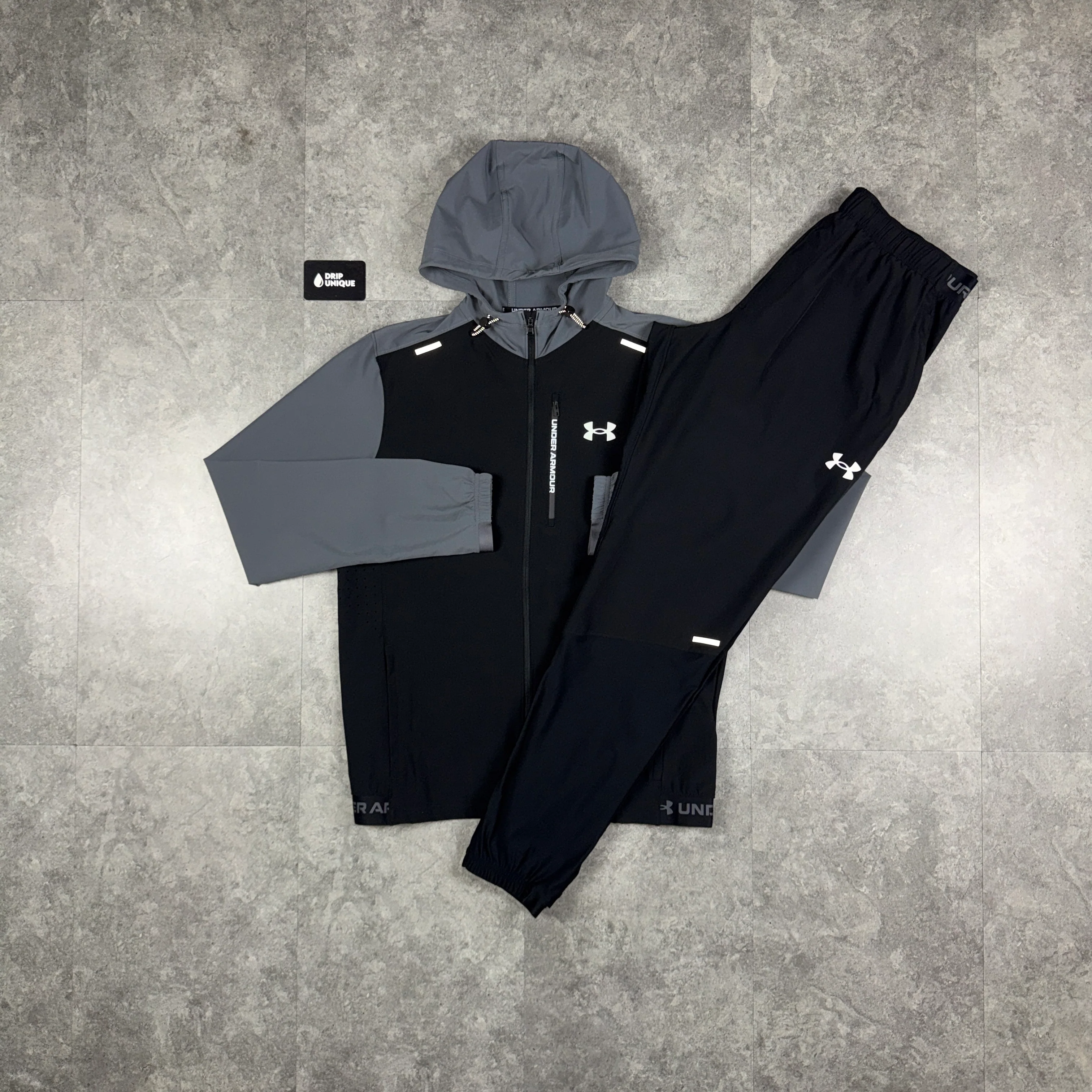 Under Armour Vanish Tracksuit Black / Grey