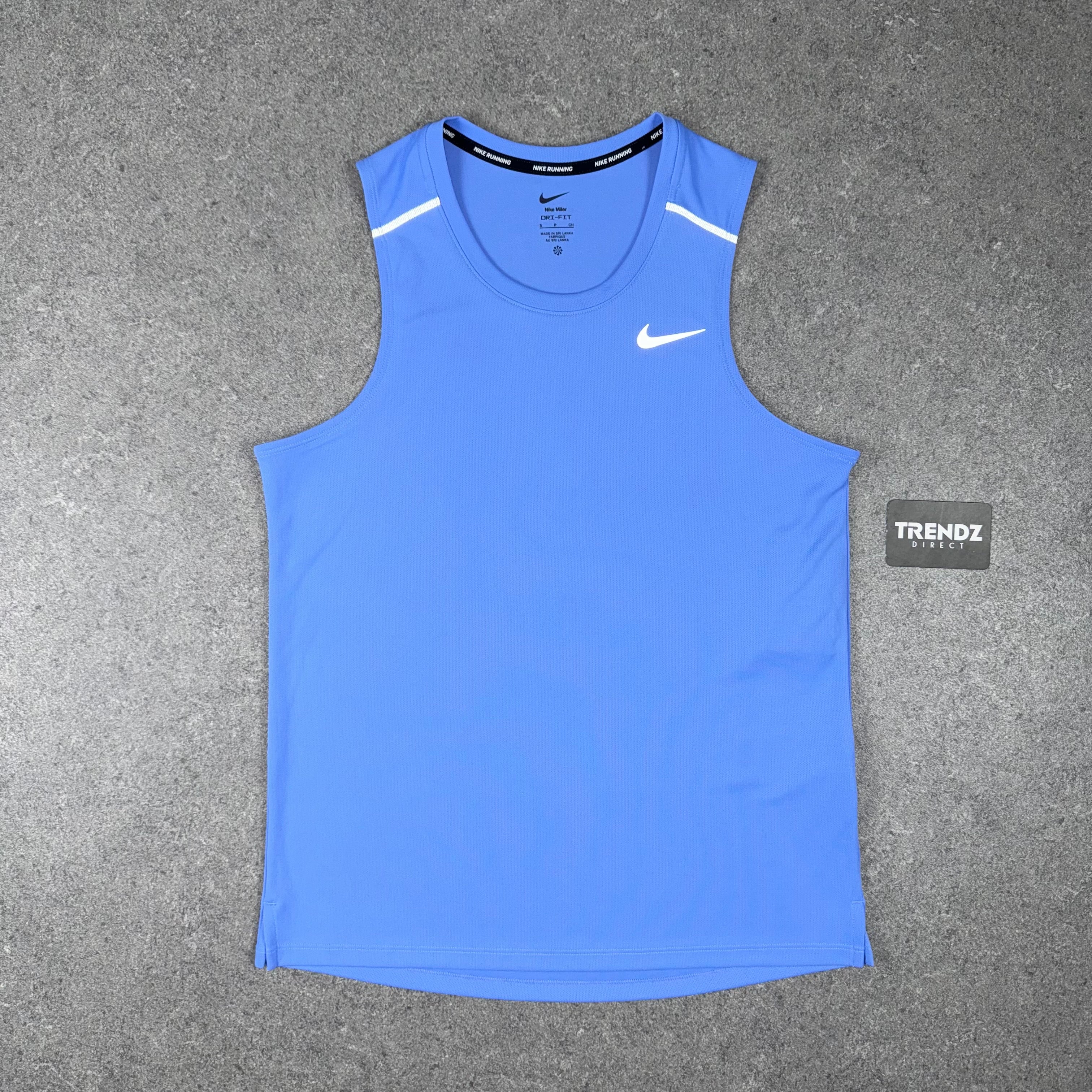 NIKE MILER VEST & SHORTS SET - BLUE/GREY