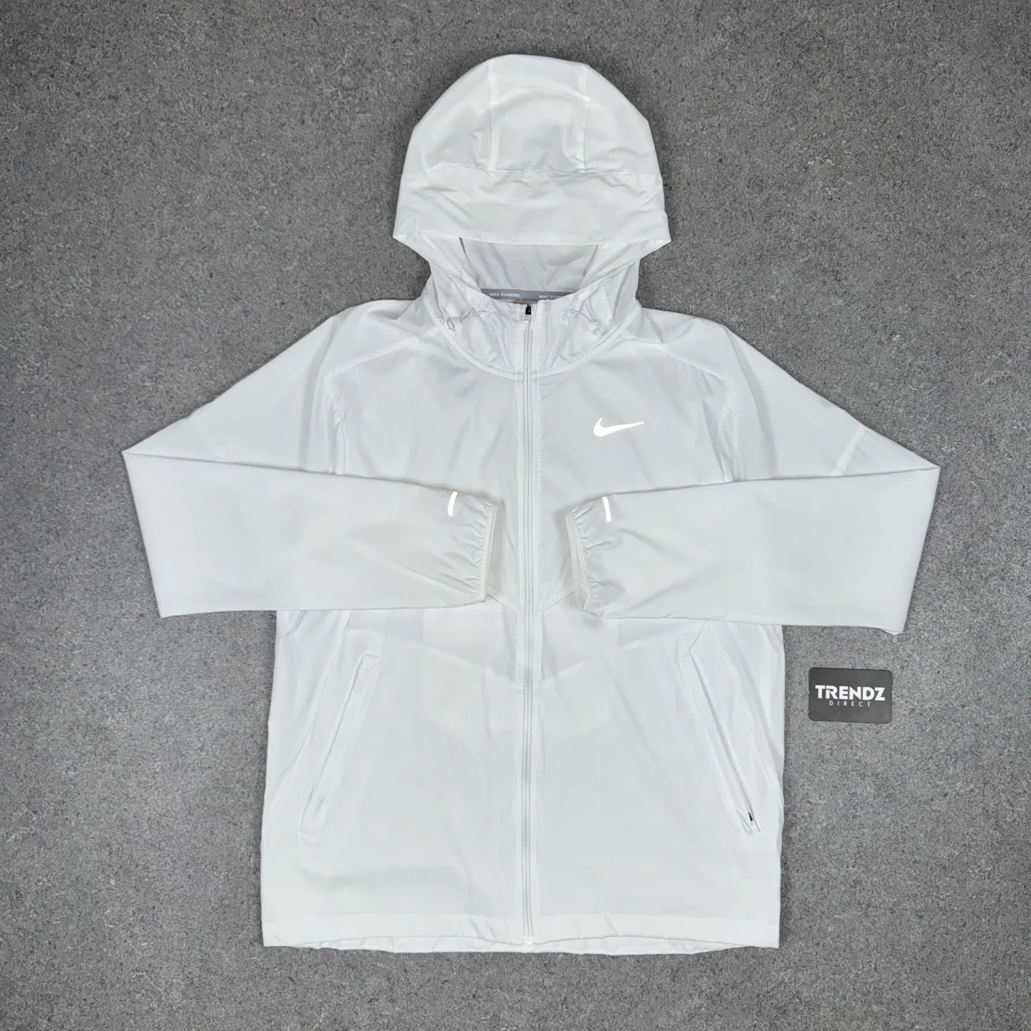 NIKE UV WINDBREAKER TRACKSUIT - WHITE/BLACK