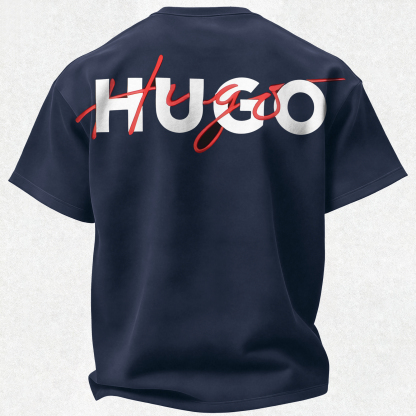 Street Style Letter Printed Oversized Unisex T-shirt