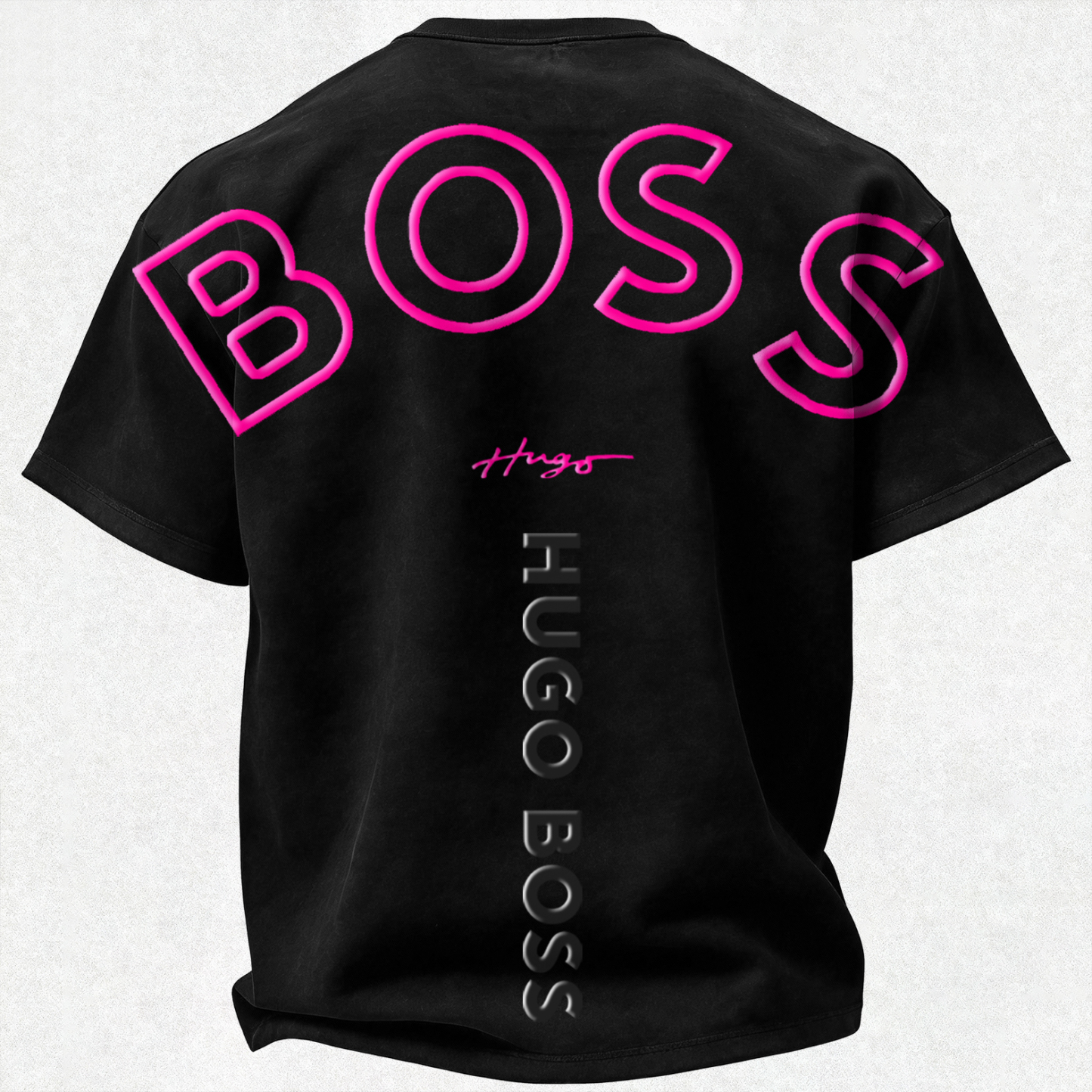Vintage Letter Printed Oversized Unisex T-shirt