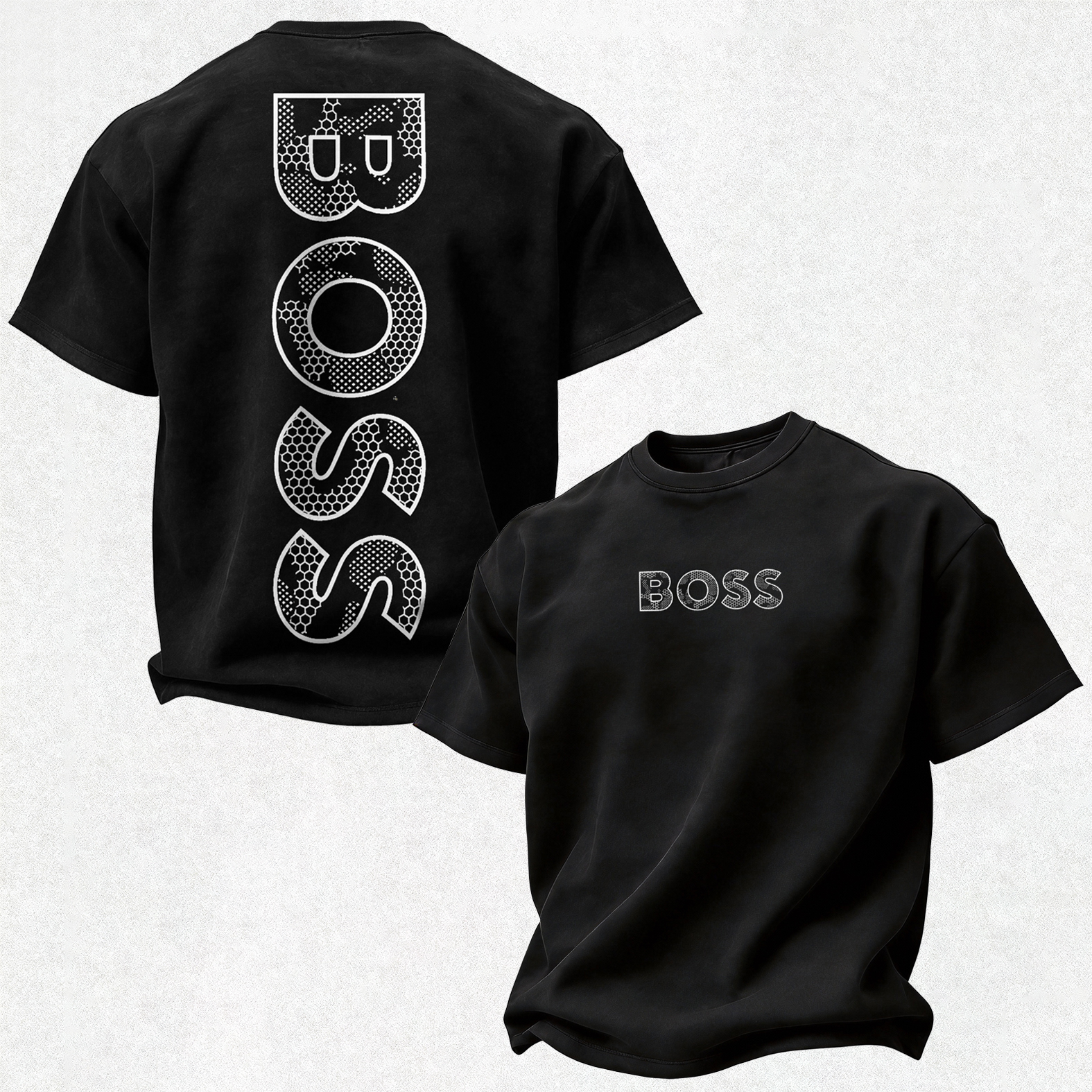 Vintage Letter Printed Oversized Unisex T-shirt