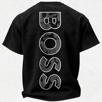 Vintage Letter Printed Oversized Unisex T-shirt