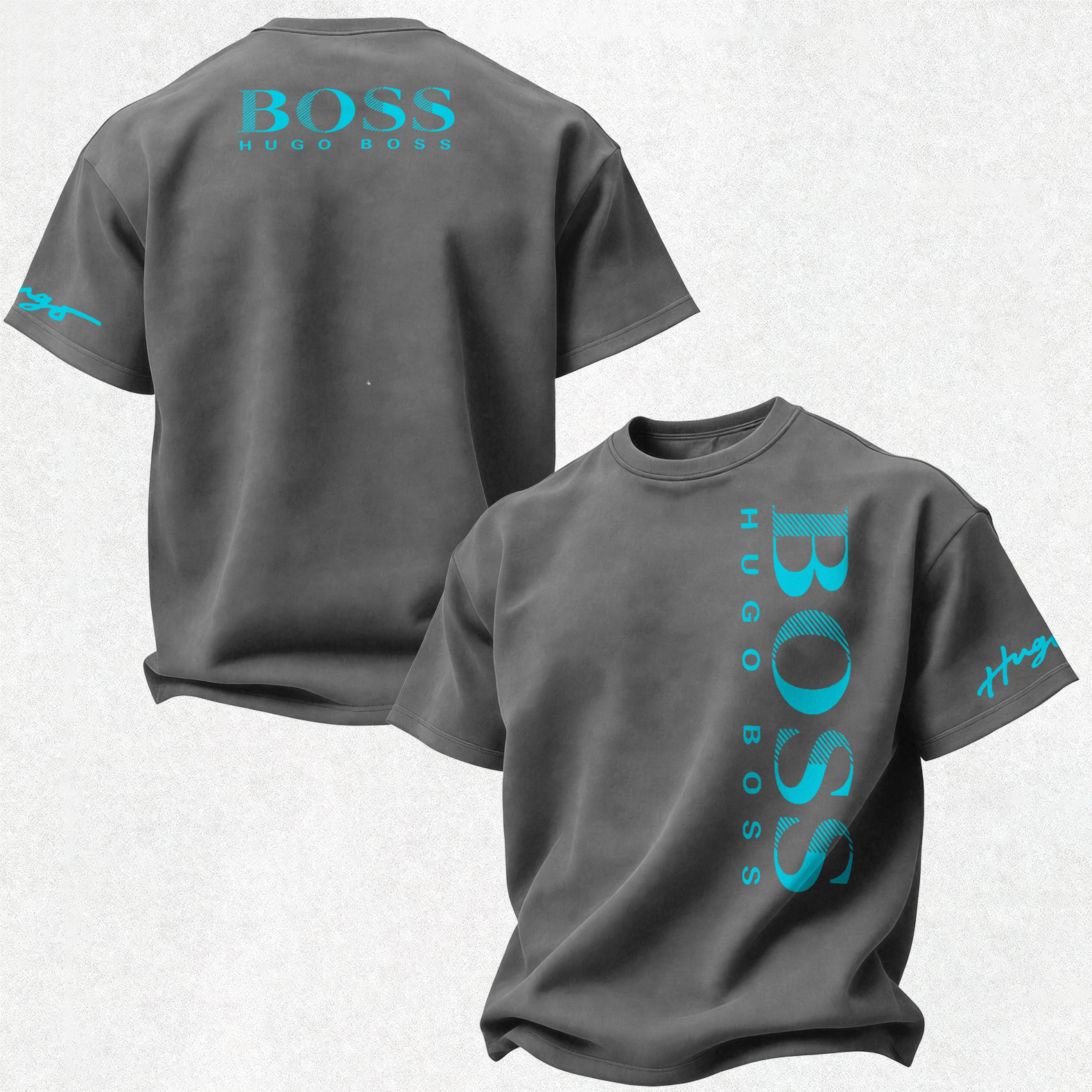 Letters Street Fashion Printed Oversized Unisex T-shirt