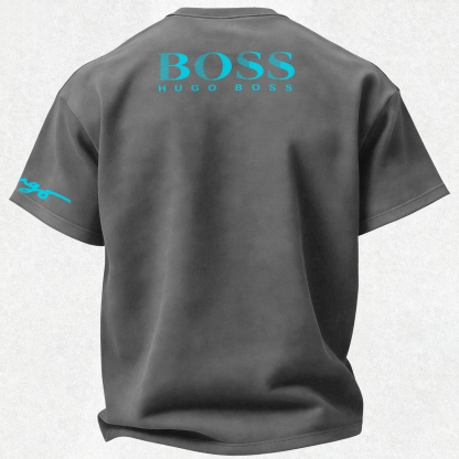 Letters Street Fashion Printed Oversized Unisex T-shirt