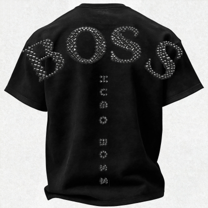Casual Street Fashion Printed Oversized Unisex T-shirt