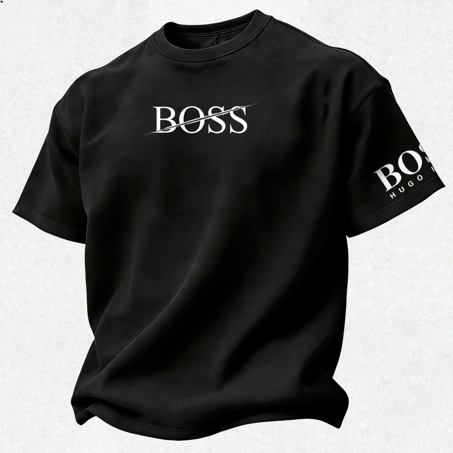 Vintage Letter Printed Oversized Unisex T-shirt
