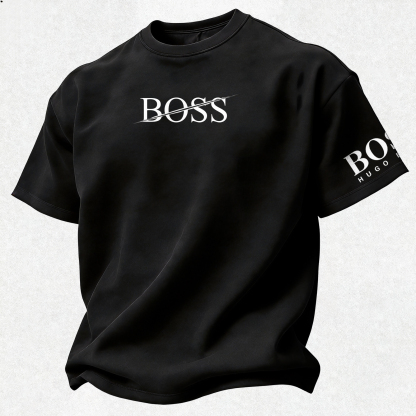 Vintage Letter Printed Oversized Unisex T-shirt