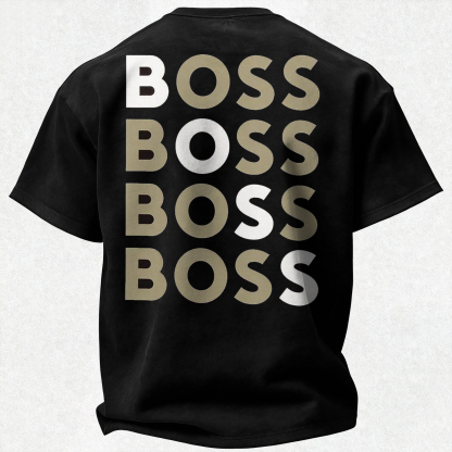 Fashion Letters Printed Oversized Unisex T-shirt