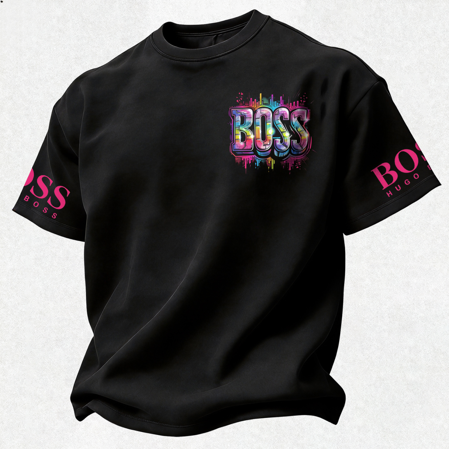 Graffiti Street Art Printed Oversized Unisex T-shirt