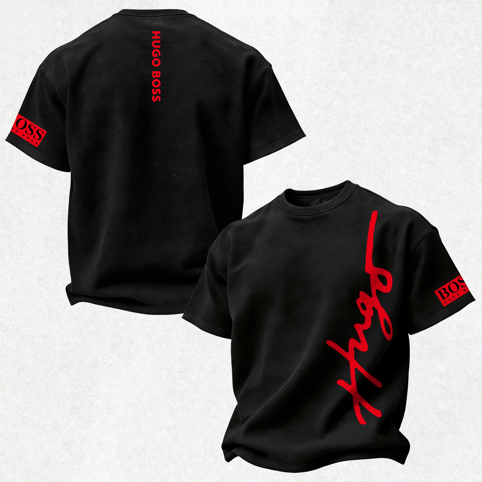 Breathable Letters Printed Oversized Unisex T-shirt