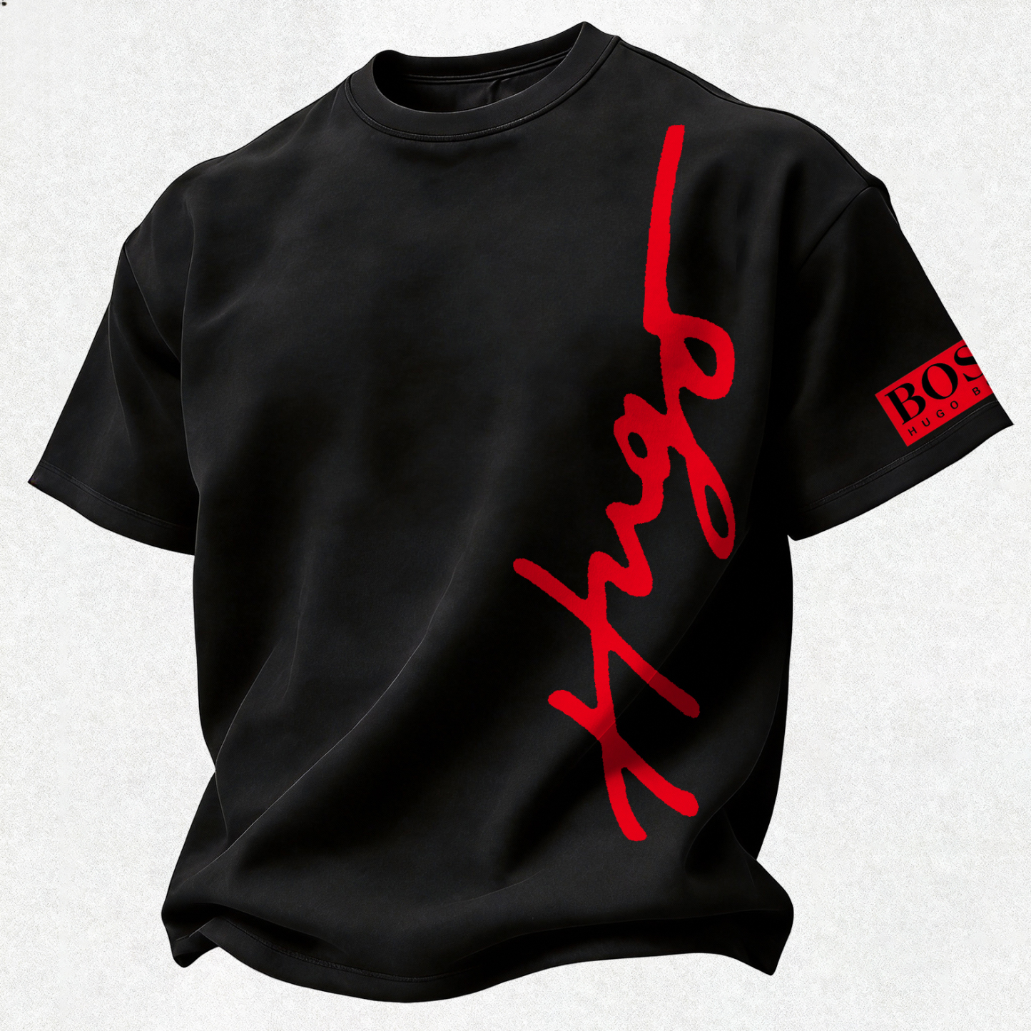 Breathable Letters Printed Oversized Unisex T-shirt