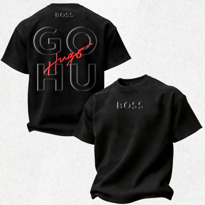 Script Logo Printed Oversized Unisex T-shirt