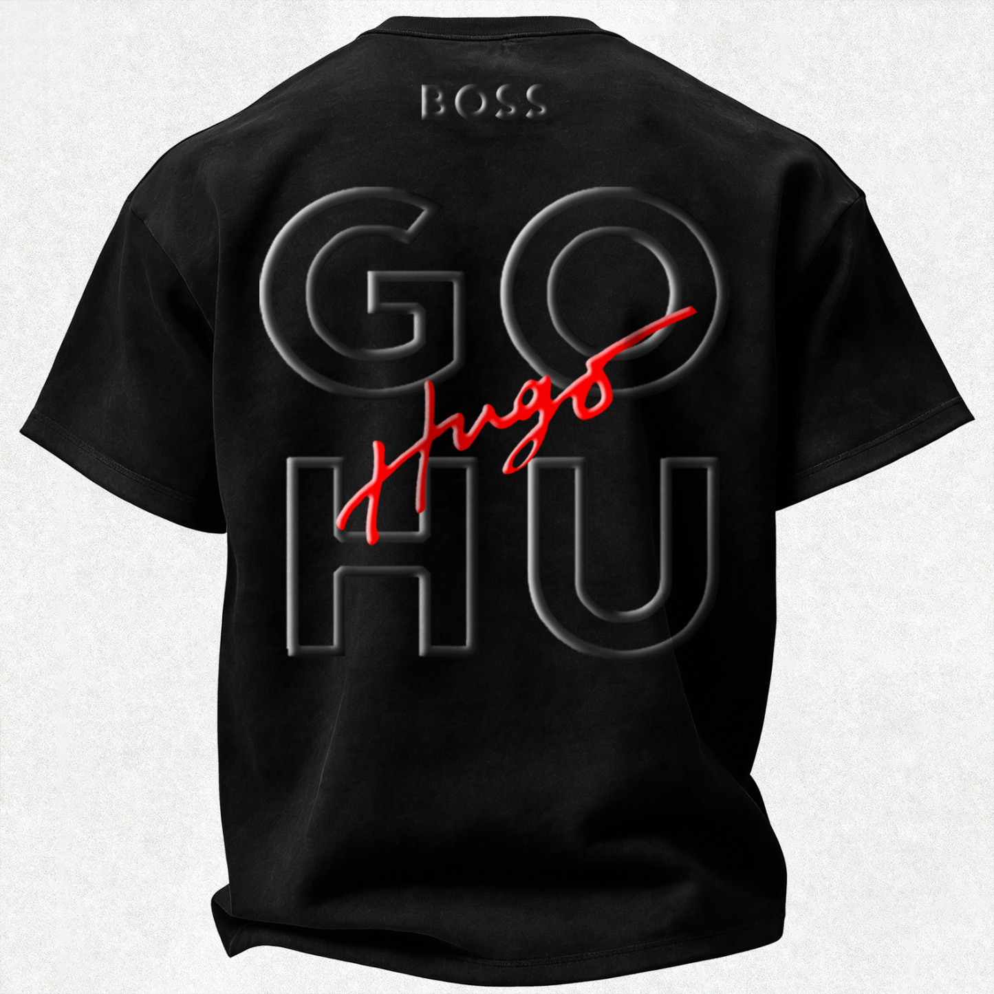Script Logo Printed Oversized Unisex T-shirt