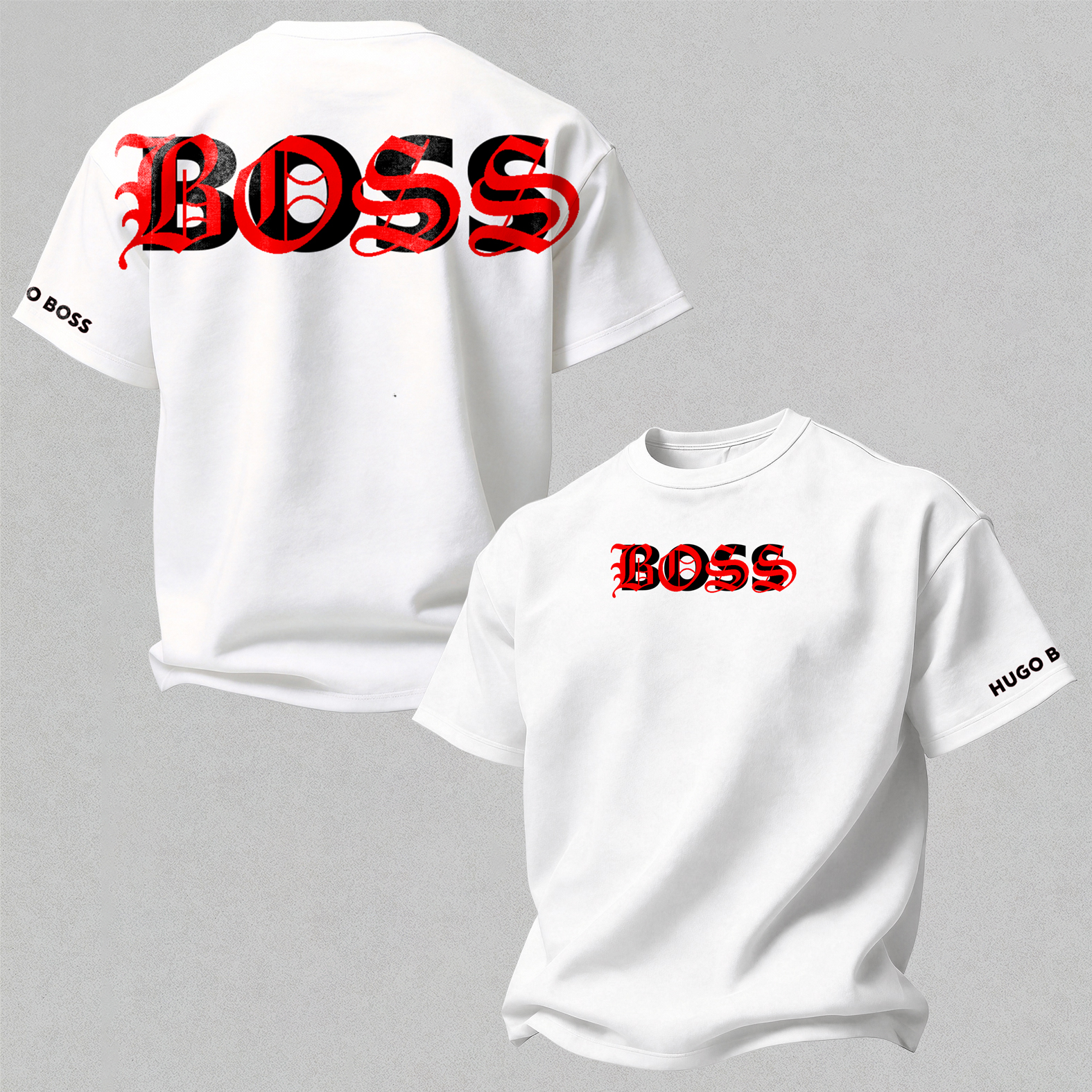 Casual Breathable Printed Oversized Unisex T-shirt