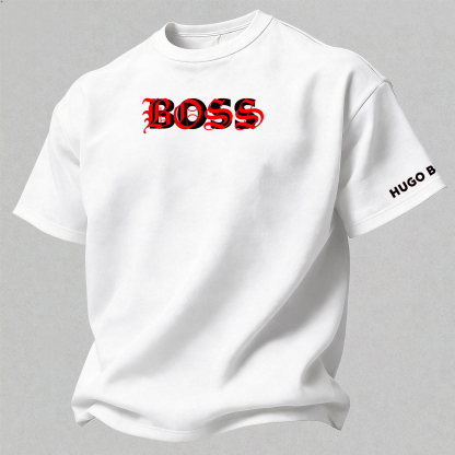 Casual Breathable Printed Oversized Unisex T-shirt