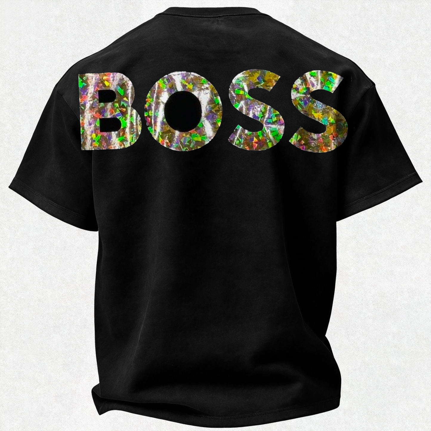 Colorful Letters Printed Oversized Unisex T-shirt