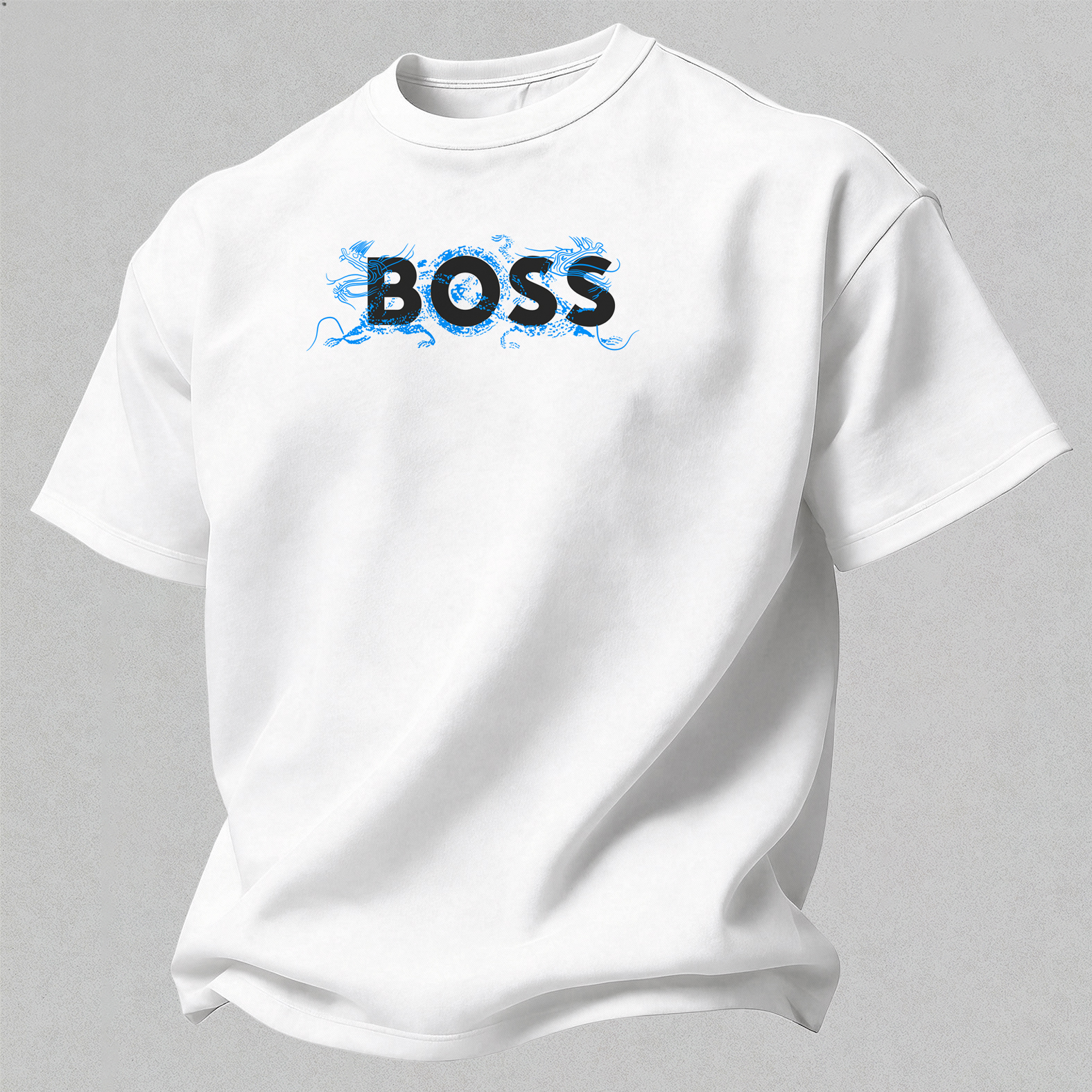 Street Culture Creative Printed Oversized Unisex T-shirt