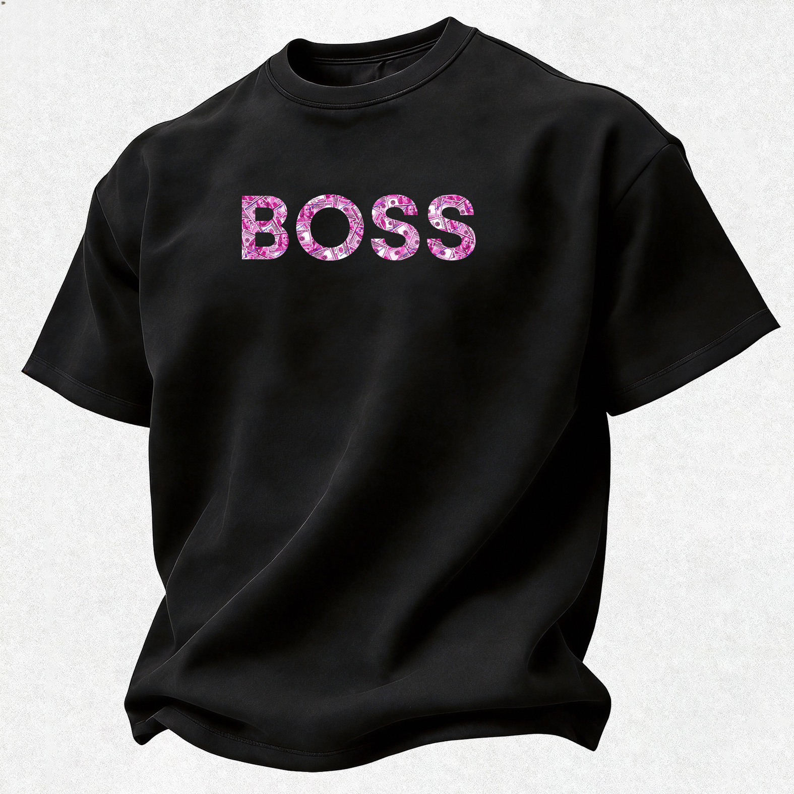 Creative Letters Printed Oversized Unisex T-shirt