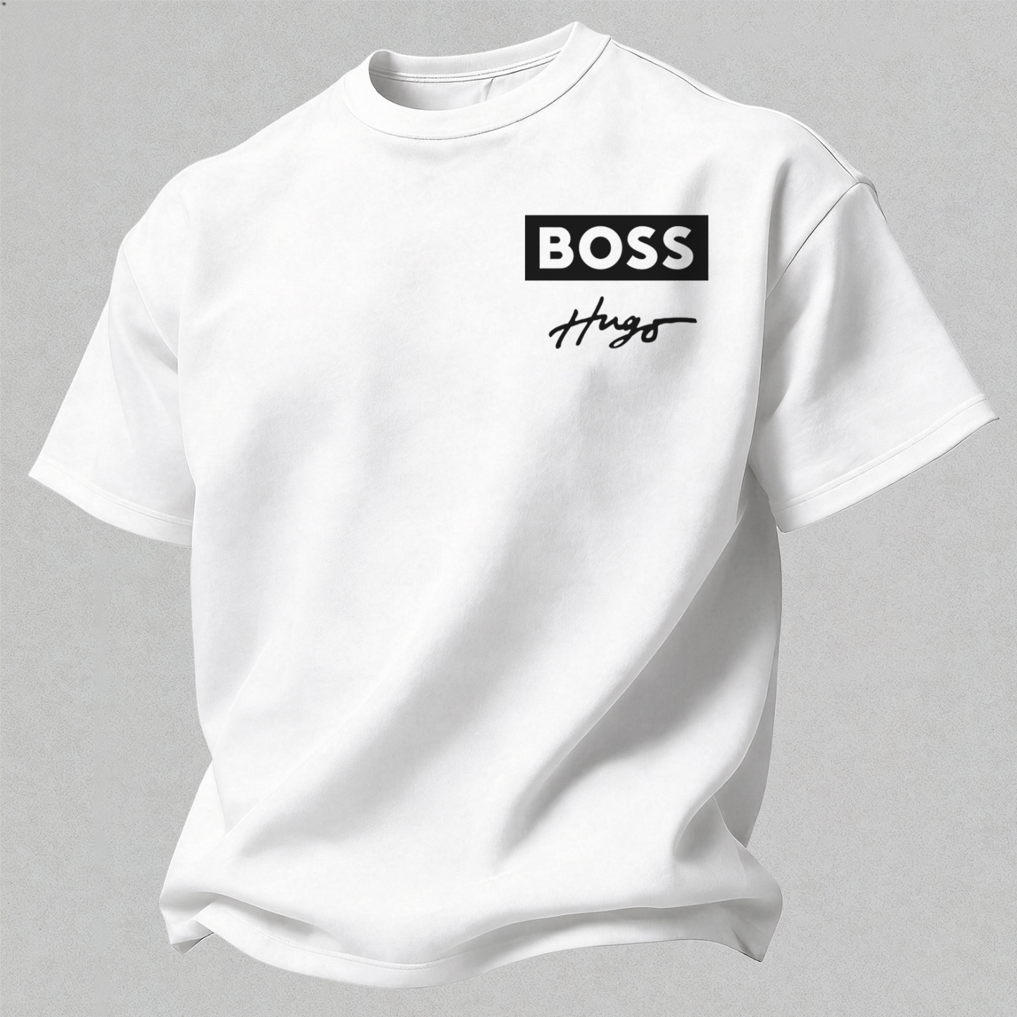 Vintage Letter Printed Oversized Unisex T-shirt